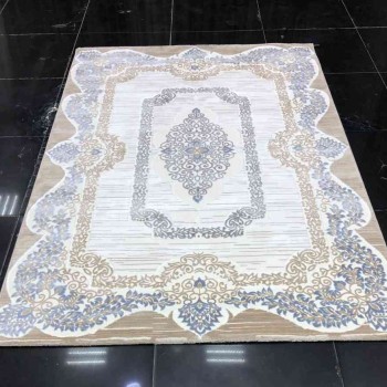 سجاد ميدلي 9333 كريم ازرق فاتح