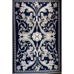 سجاد تركي ملكي موناكو نقشه فرنسي كحلي مقاس 150*220