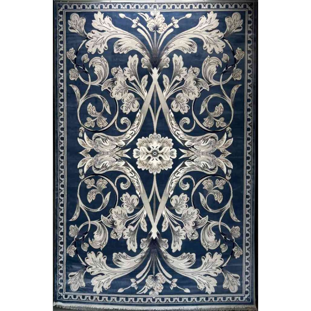 سجاد تركي ملكي موناكو نقشه فرنسي سماوي مقاس 150*150