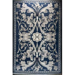 سجاد تركي ملكي موناكو نقشه فرنسي سماوي مقاس 150*150