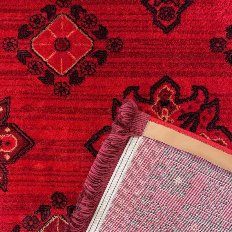 سجاد بخارى تركي 04 احمر مقاس 150*220
