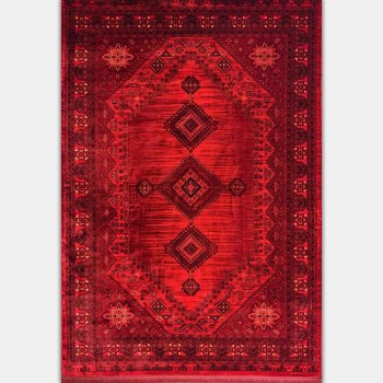 سجاد بخارى تركي 10 احمر مقاس 150*220