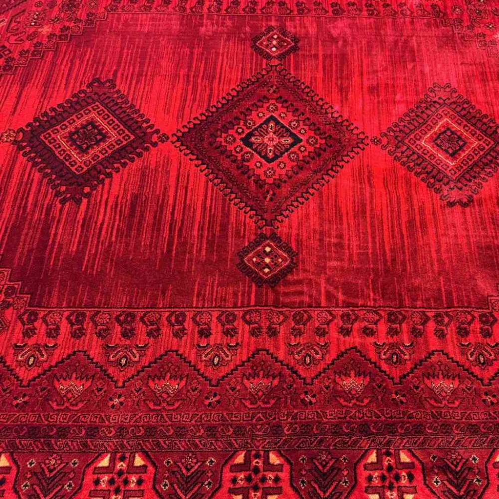 سجاد بخارى تركي 10 احمر مقاس 80*150