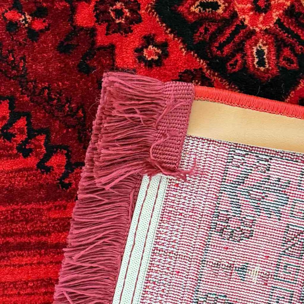 سجاد بخارى تركي 10 احمر مقاس 80*150