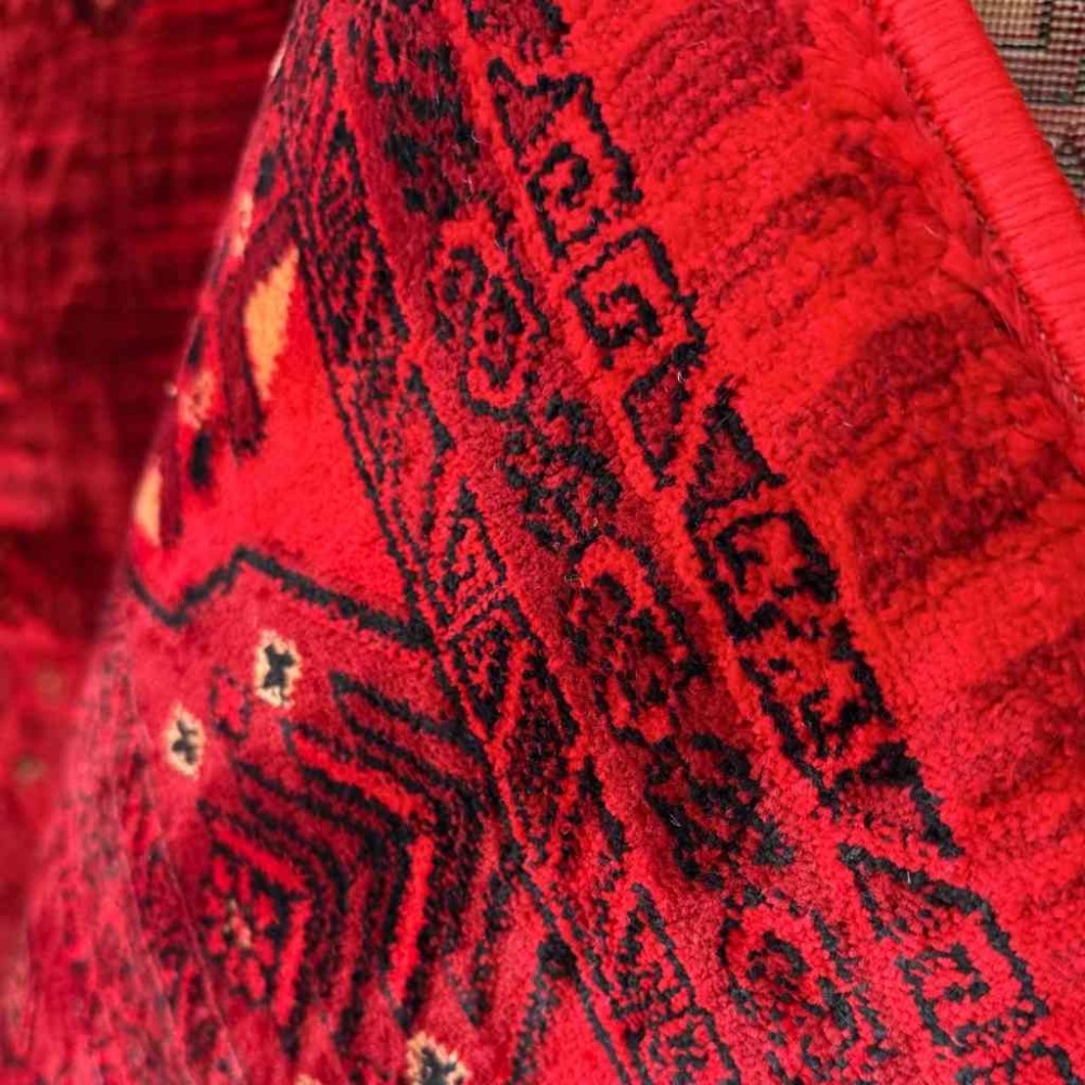 سجاد بخارى تركي 10 احمر مقاس 80*150