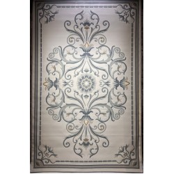 سجاد تركي ارجوان G0783B ابيض سماوي مقاس 80*150