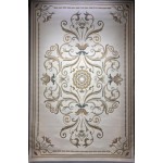 سجاد تركي ارجوان G0783B ابيض ذهبي مقاس 200*300