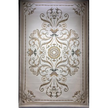 سجاد تركي ارجوان G0783B ابيض ذهبي مقاس 300*400