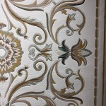 سجاد تركي ارجوان G0783B ابيض ذهبي مقاس 200*300