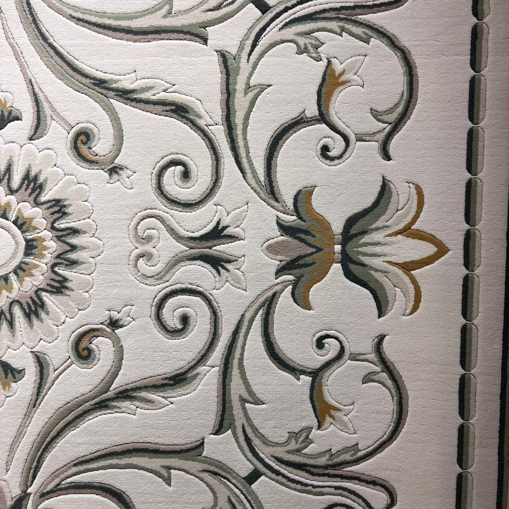 سجاد تركي ارجوان G0783B ابيض اخضر مقاس 80*150 سجاد تركي ارجوان G0783B ابيض اخضر مقاس 80*150