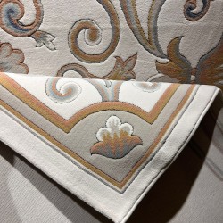 سجاد تركي ارجوان G0783B ابيض روز مقاس 80*150