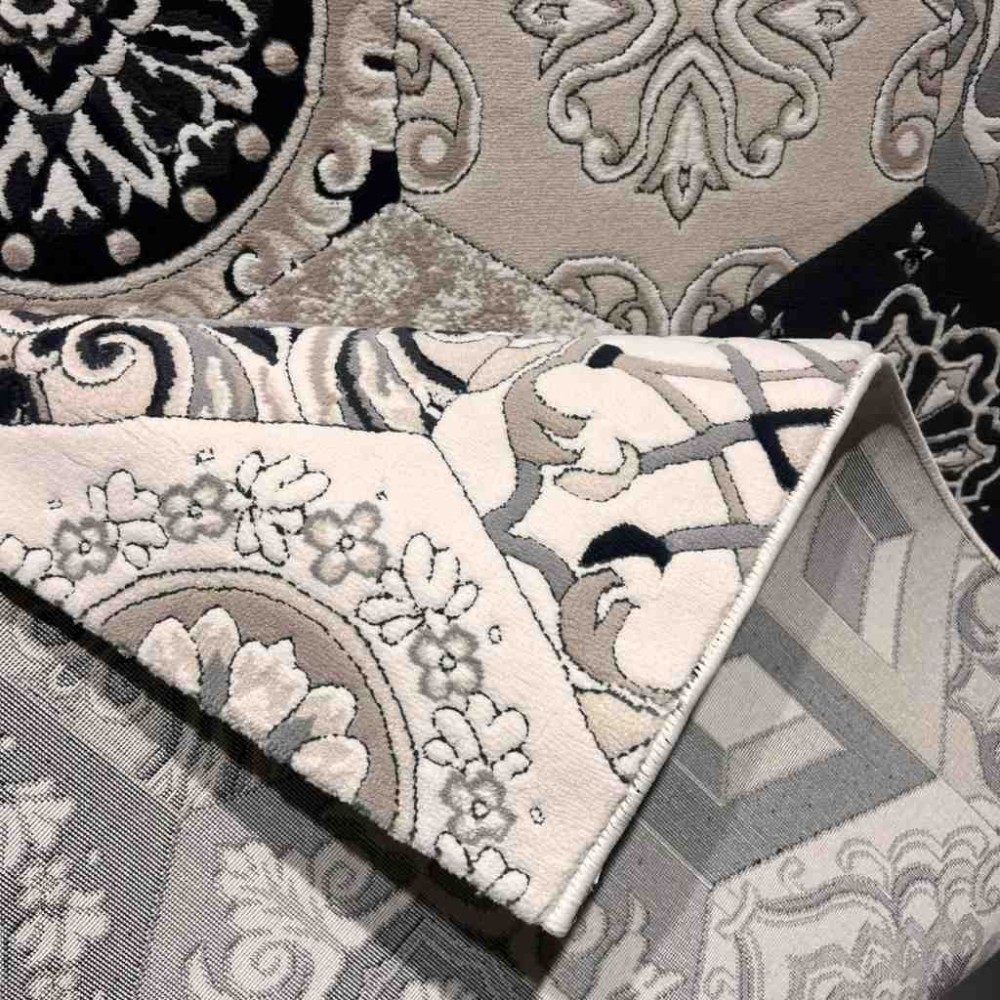 سجاد ارت بلس محفر تركي AA057B اسود مقاس 300*400