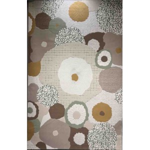 سجاد ارت بلس محفر تركي 0C958A بيج ميكس مقاس 150*220