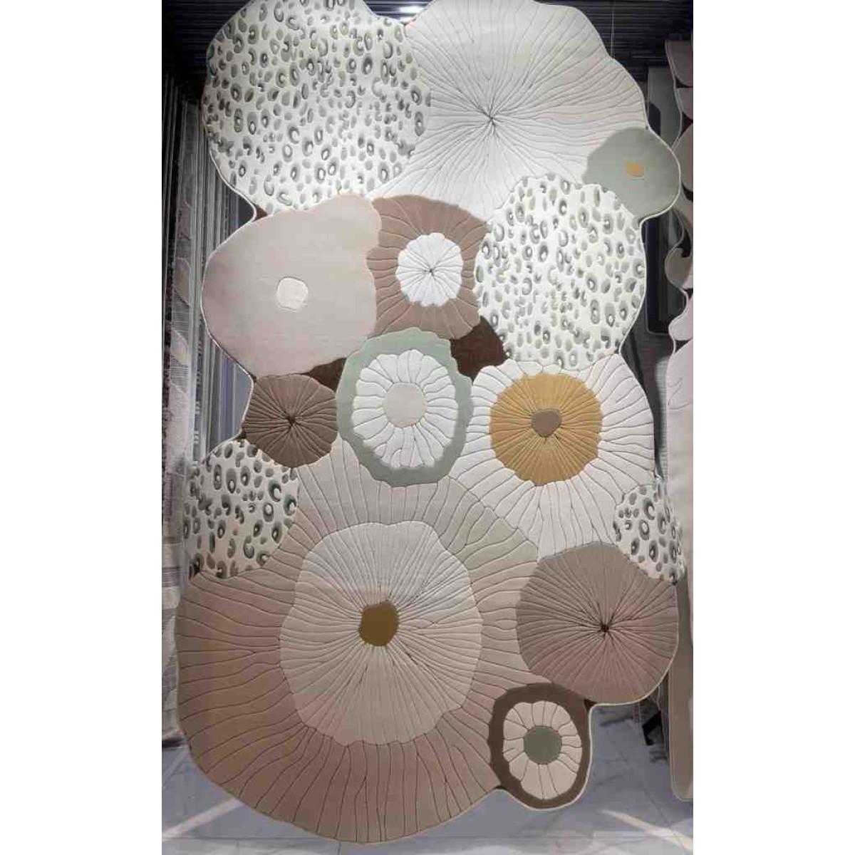 سجاد محفر تركي ارت N0365A بيج مقاس 200*300