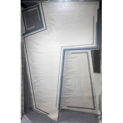 سجاد محفر تركي ارت N0373A رصاصي مقاس 300*400