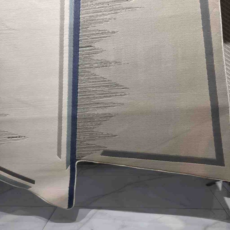 سجاد محفر تركي ارت N0373A رصاصي مقاس 150*220