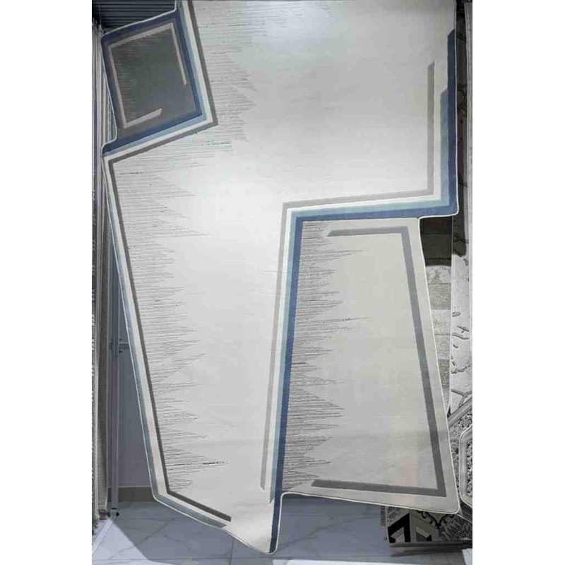 سجاد محفر تركي ارت N0373A رصاصي مقاس 150*220