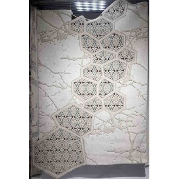 سجاد محفر تركي ارت N0374A بيج مقاس 150*220