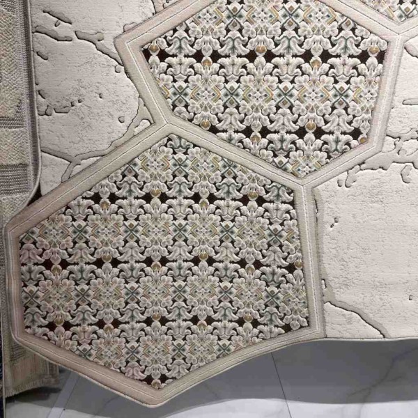 سجاد محفر تركي ارت N0374A بيج مقاس 250*350