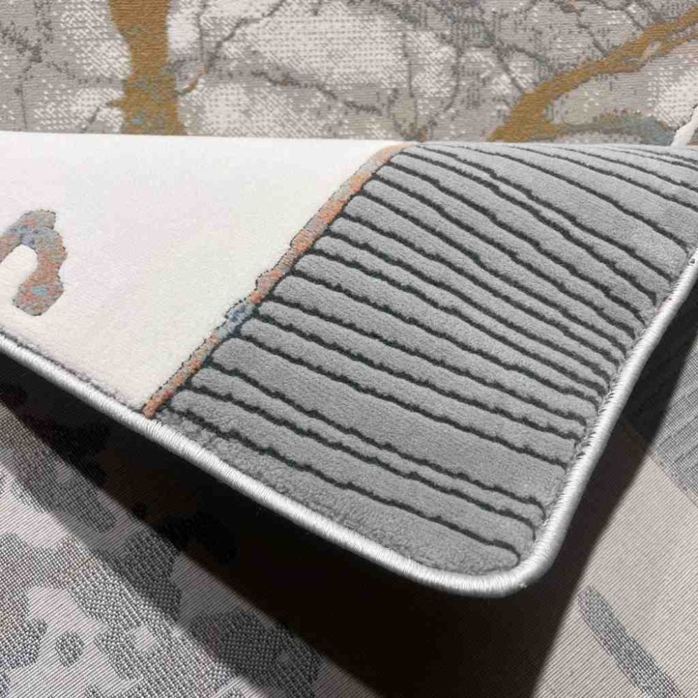 سجاد محفر تركي ارت N0389A رصاصي مقاس 150*220