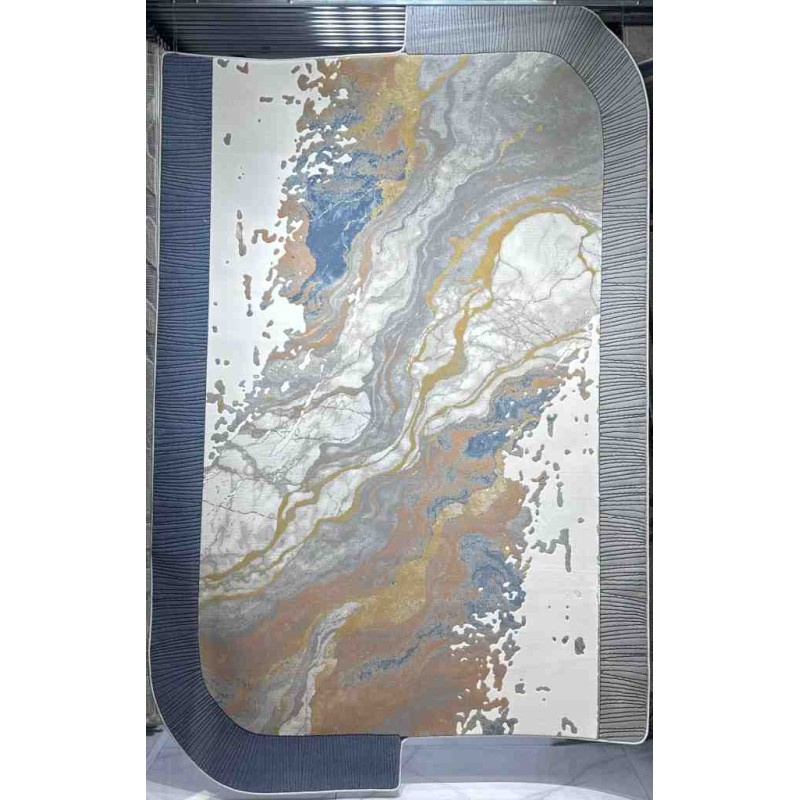 سجاد محفر تركي ارت N0389A رصاصي مقاس 120*170