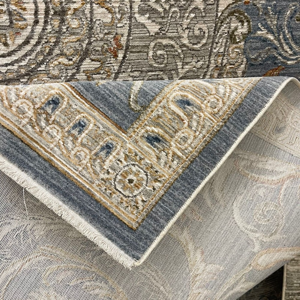 سجاد بوهيمي تركي اثينا 40931A سماوي مقاس 80*150