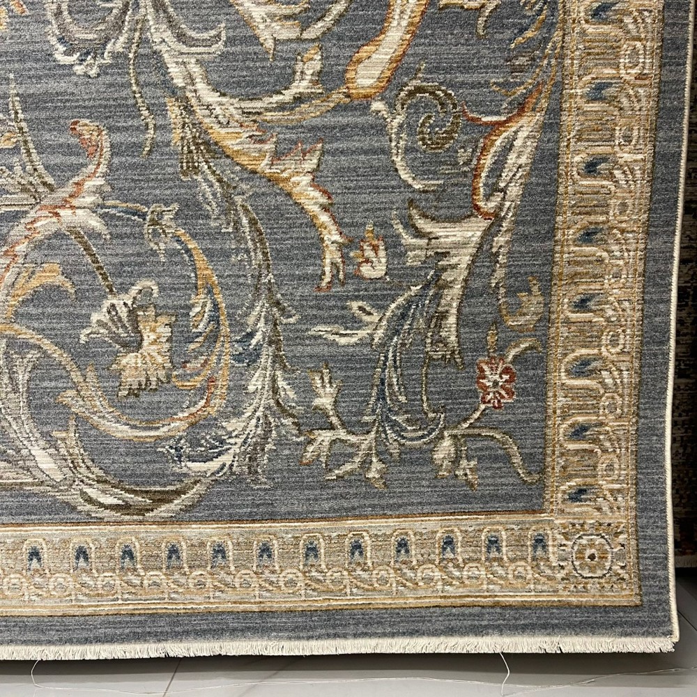 سجاد بوهيمي تركي اثينا 40931A سماوي مقاس 80*150