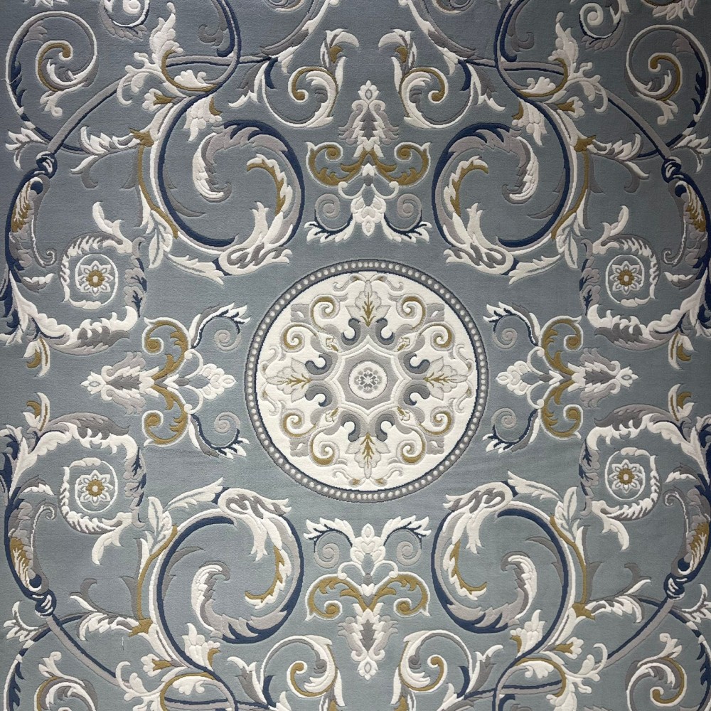 سجاد تركي نقش فرنسي بارون 41162A سماوي مقاس 150*230