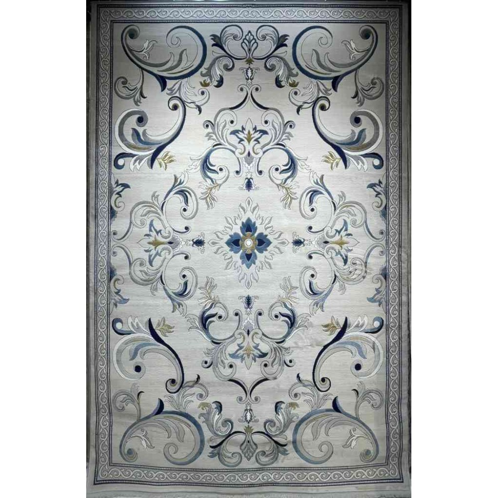 سجاد تركي نقش فرنسي بارون 60641A رصاصي فاتح مقاس 400*600