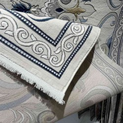 سجاد تركي نقش فرنسي بارون 60641A رصاصي فاتح مقاس 400*600