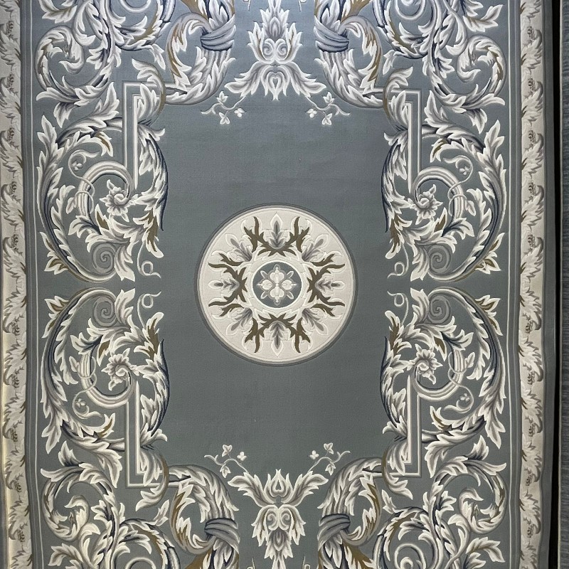سجاد القصور تركي كراون نقش فرنسي تركي 41170A بيج مقاس 100*300