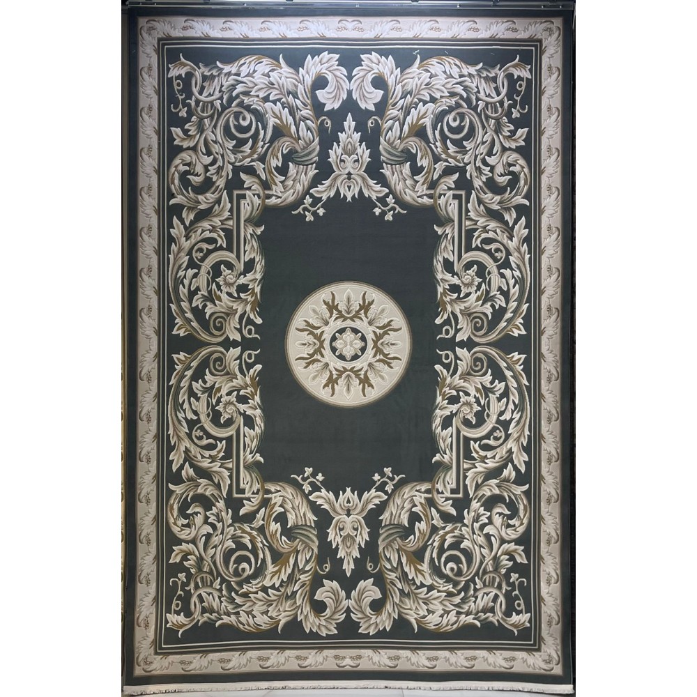 سجاد القصور تركي كراون نقش فرنسي تركي 41170A بترول مقاس 80*150