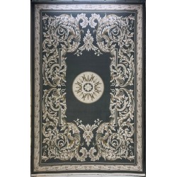 سجاد القصور تركي كراون نقش فرنسي تركي 41170A بترول مقاس 80*150