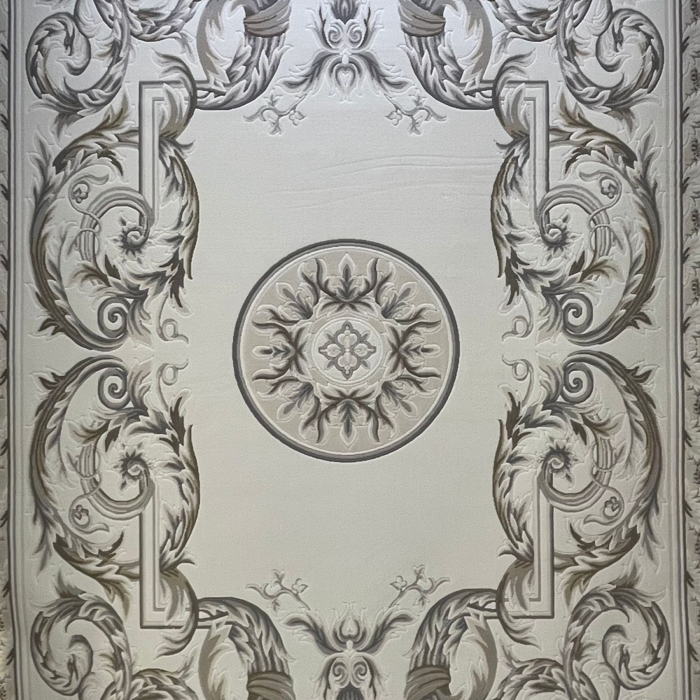 سجاد القصور تركي كراون نقش فرنسي تركي 41170A كريم بيج مقاس 400*500