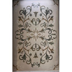 سجاد تركي ايفل 41180A اخضر بيج فاتح مقاس 250*350