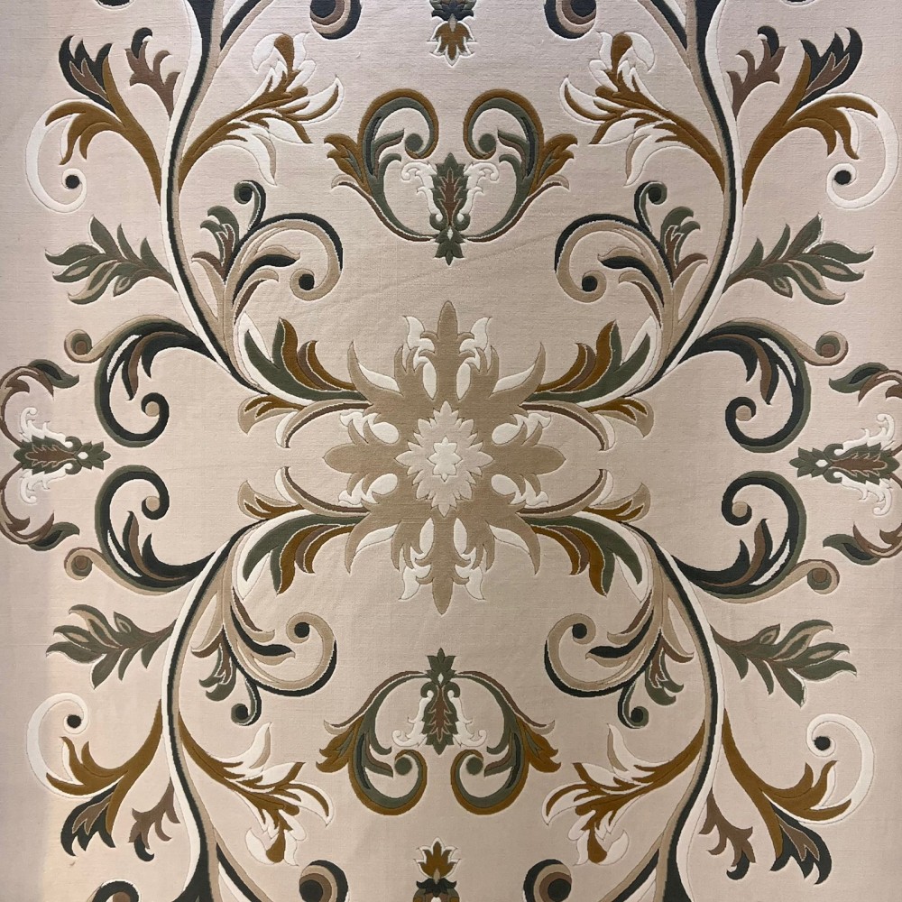 سجاد تركي ايفل 41180A اخضر بيج فاتح مقاس 250*350