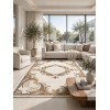 سجاد تركي حفر كويتي اليزا P0163C بيج مقاس 200*300