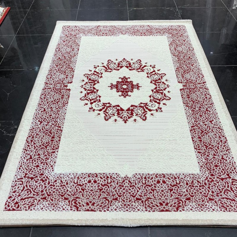 سجاد تركي فانتستيك 014  كريم احمر