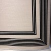 سجاد تركي اطار برواز فريم F498A كريم اسود مقاس 100*300