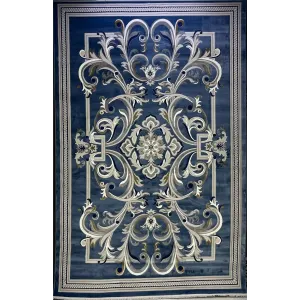 سجاد تركي جنيف نقش فرنسي 42111A سماوي مقاس 50*80