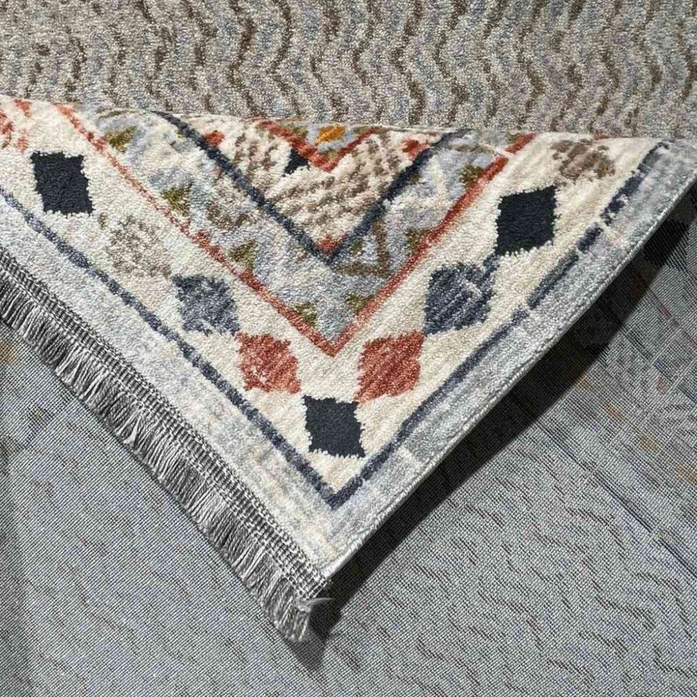 سجاد تركي هانوفر KC04A بيج مولتي روز مقاس 300*400