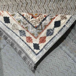 سجاد تركي هانوفر KB45A بيج مولتي روز مقاس 80*150