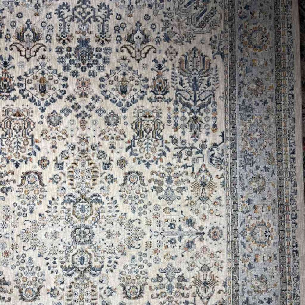 سجاد تركي هانوفر KB95A بيج رصاصي فاتح مقاس 300*400