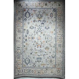 سجاد تركي هانوفر KC01A رصاصي فاتح مولتي روز مقاس 120*170