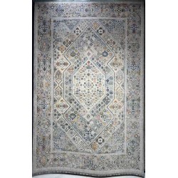 سجاد تركي هانوفر KC17A رصاصي فاتح مولتي روز مقاس 80*150