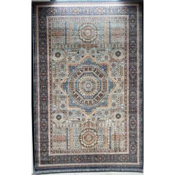 سجاد تركي هانوفر KM80A تركواز ازرق غامق مقاس 80*150