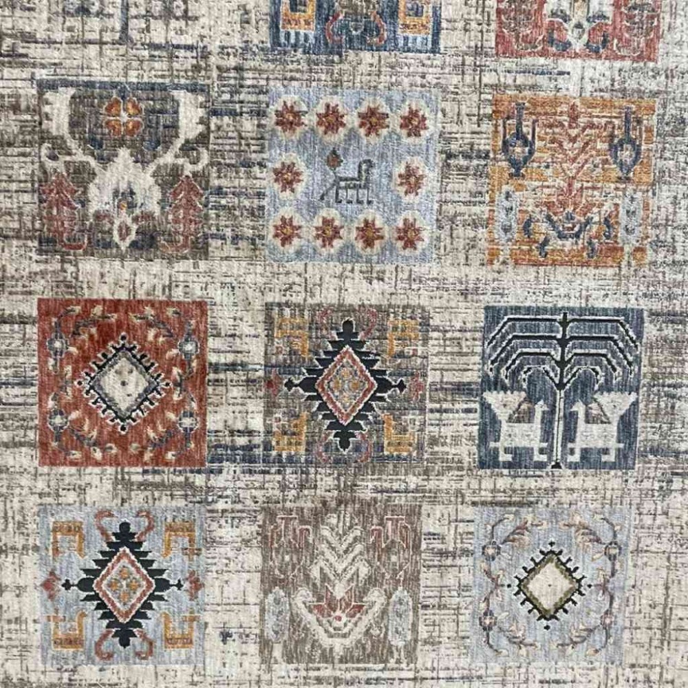 سجاد تركي هانوفر O307G بيج غامق بيج مقاس 300*400