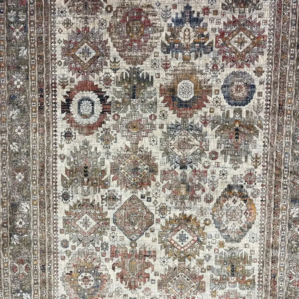 سجاد تركي هانوفر KK34A بيج مولتي روز مقاس 200*300
