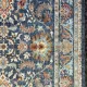 سجاد تركي هانوفر KM79A سماوي غامق كريم مقاس 150*220