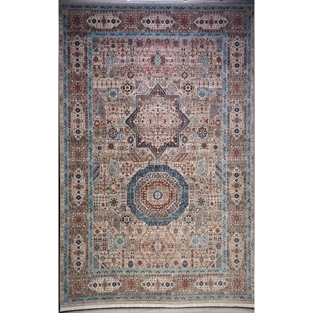 سجاد تركي هانوفر KM82A كريم زهري مقاس 200*300